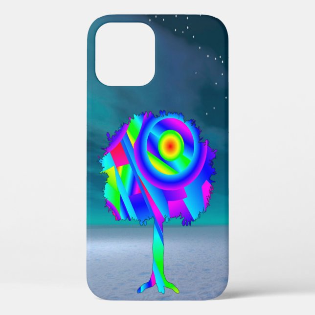 Rainbow Tree Case-Mate iPhone Case (Back)