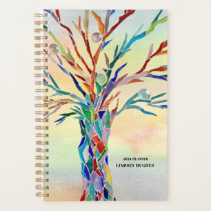 Rainbow Tree Custom Name 2023   Planner