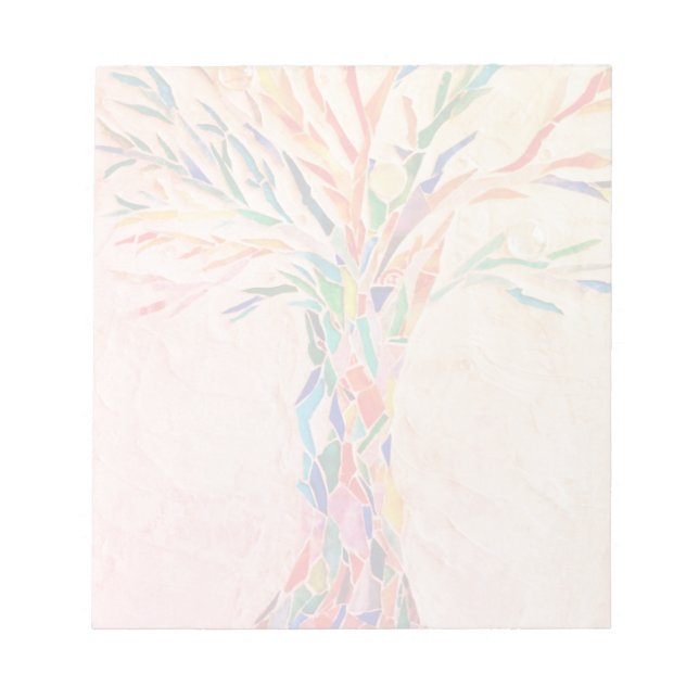 Rainbow Tree  Notepad (Front)