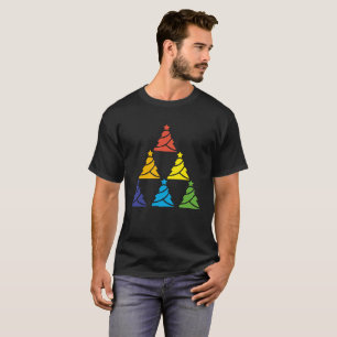 Rainbow Tree of Christmas Trees Holiday LGBT-Shirt T-Shirt