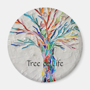 Rainbow Tree of Life Magnet