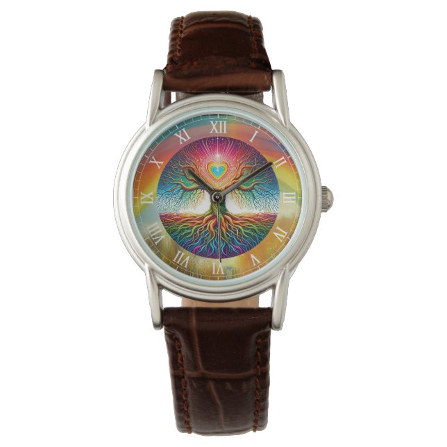 Rainbow Tree of Life  Watch (Front)