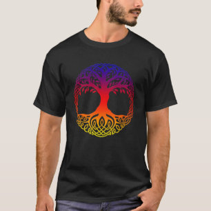 Rainbow Tree of Life Yggdrasill T-Shirt