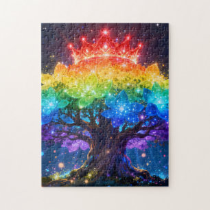 Rainbow Tree of Light Puzzle