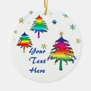 Rainbow Tree Ornament