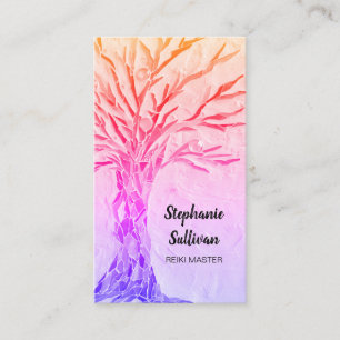 Rainbow Tree Reiki Business Card
