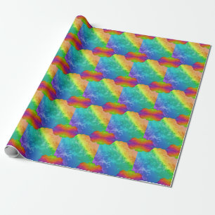 RAINBOW TREE WRAPPING PAPER