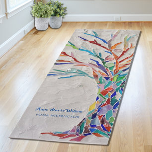 Rainbow Tree Yoga Instructor Mat