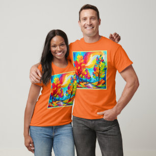 Rainbow Trees: Vivid Forest T-Shirt