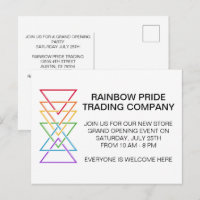 Rainbow Triangle Logo LGBTQ Business Marketing