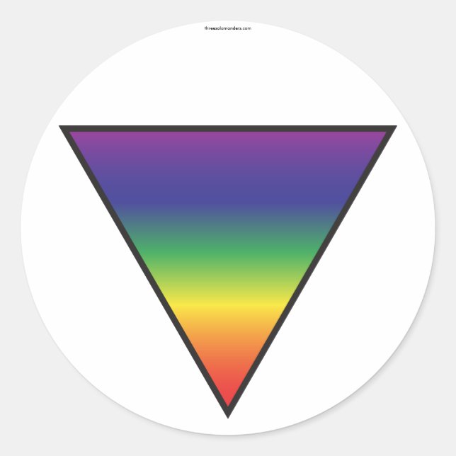 Rainbow Triangle Stickers (Front)