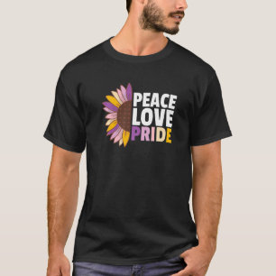 Rainbow Trixic Flag Pride Lgbtq Sunflower T-Shirt