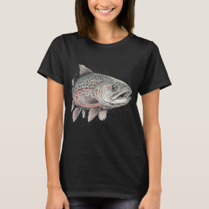 Rainbow Trout Abstract T-Shirt