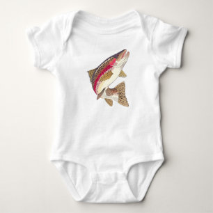 Rainbow Trout Baby Bodysuit