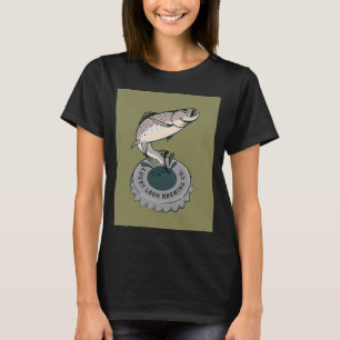 Rainbow Trout Bottle Cap Art Print T-Shirt