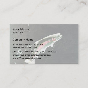 Rainbow Trout Business Card