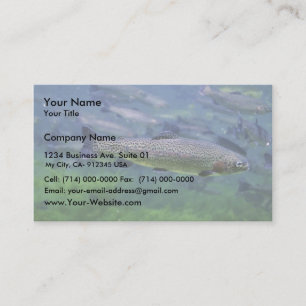 Rainbow Trout Business Card