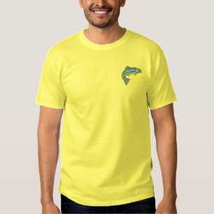 Rainbow Trout Embroidered T-Shirt