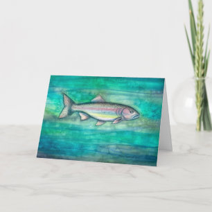 Rainbow Trout Father's Day Card
