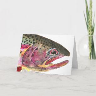 Rainbow Trout Fish Card