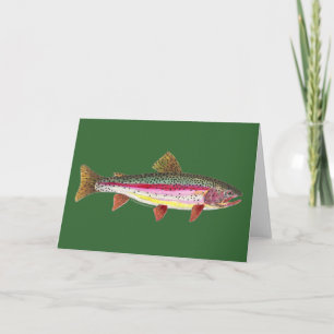 Rainbow Trout Fish Card