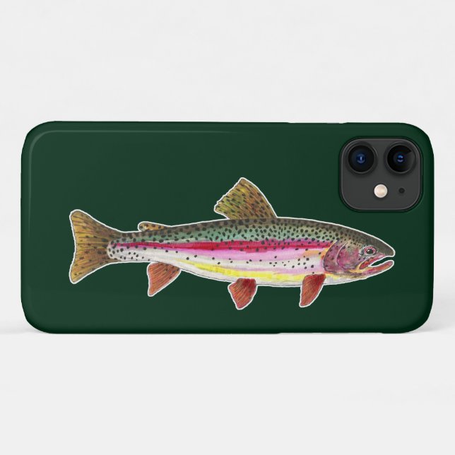 Rainbow Trout Fish Case-Mate iPhone Case (Back (Horizontal))