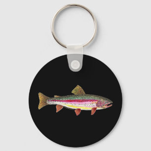 Rainbow Trout Fish Key Ring
