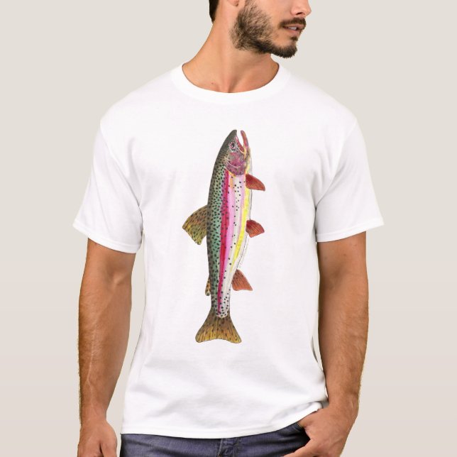 Rainbow Trout Fish T-Shirt (Front)