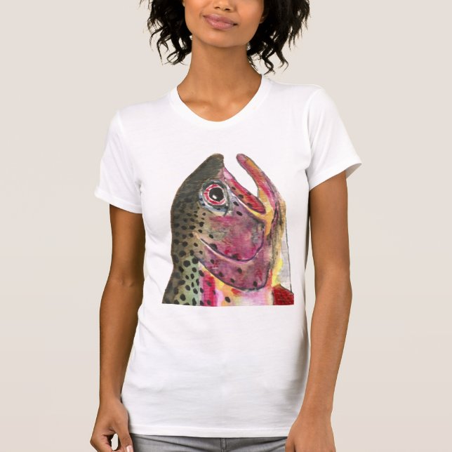 Rainbow Trout Fish T-Shirt (Front)