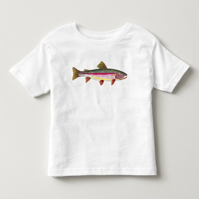 Rainbow Trout Fish Toddler T-Shirt (Front)