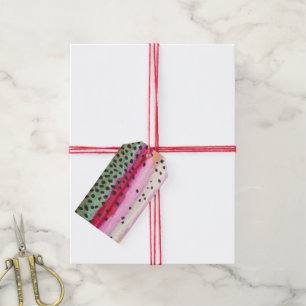 Rainbow Trout Fishermen Gift Tags