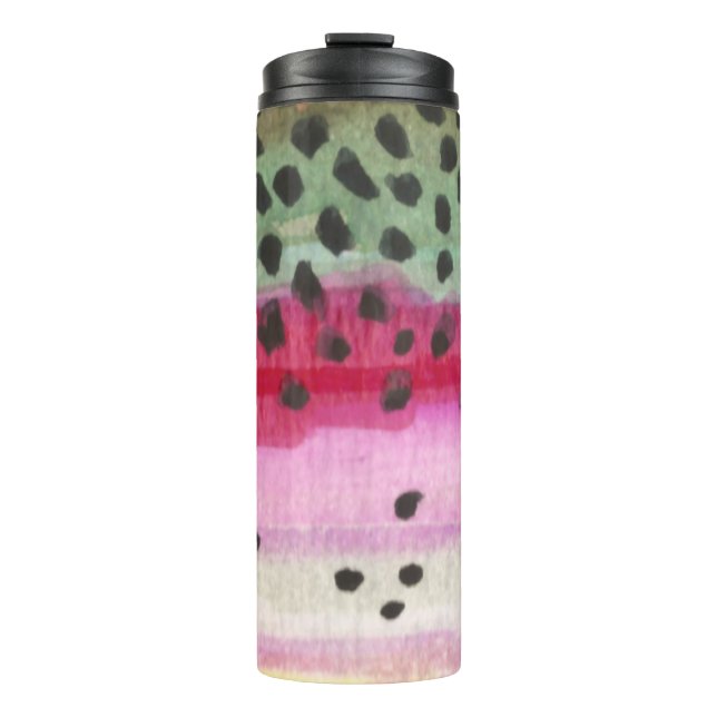 Rainbow Trout Fishing and Ichthyology Thermal Tumbler (Front)