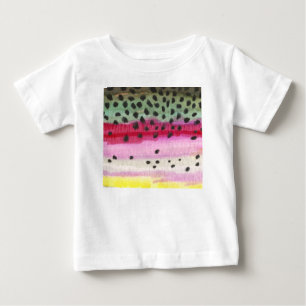 Rainbow Trout Fishing Baby T-Shirt