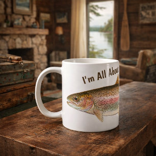 Rainbow Trout Fishing Coffee Mug