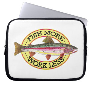 Rainbow Trout Fishing Laptop Sleeve