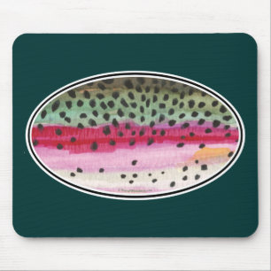 Rainbow Trout Fishing Mouse Mat