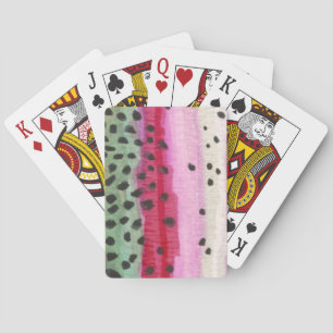 Rainbow Trout Fishing Playing Cards