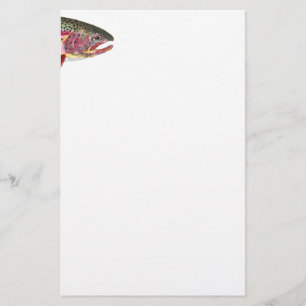 Rainbow Trout Fishing Stationery