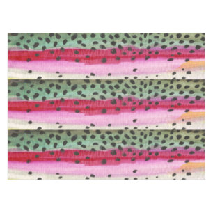 Rainbow Trout Fishing Tablecloth