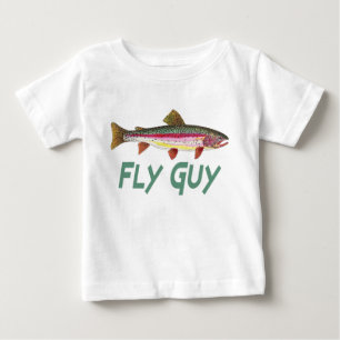 Rainbow Trout Fly FIshing Baby T-Shirt
