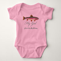 Rainbow Trout Fly Fishing Girl's