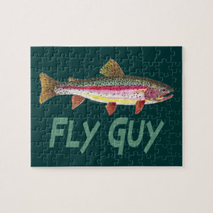 Rainbow Trout Fly Fishing Jigsaw Puzzle