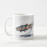 Rainbow Trout Fly Fishing Monogram