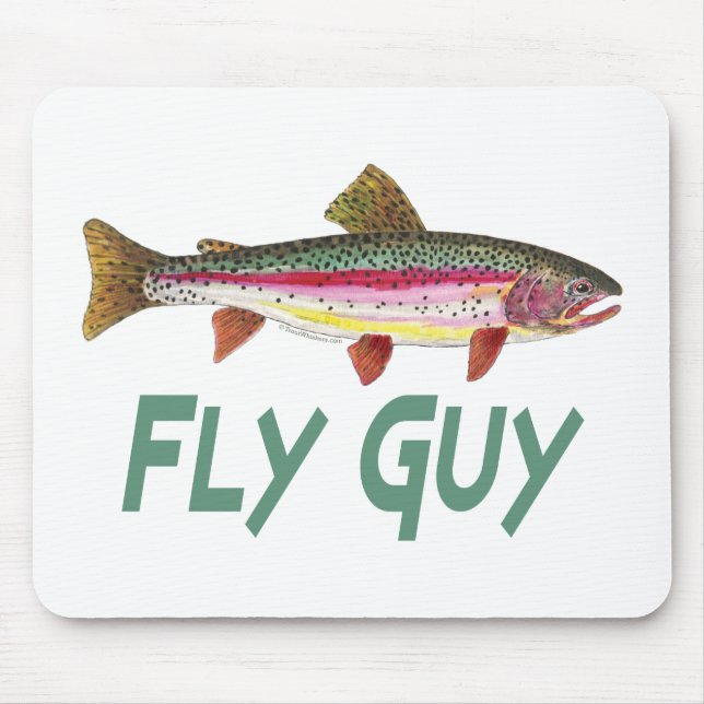 Rainbow Trout Fly Fishing Mouse Mat (Front)