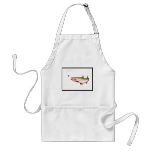 Rainbow Trout Fly Fishing Standard Apron