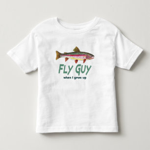 Rainbow Trout Fly FIshing Toddler T-Shirt