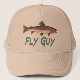 Rainbow Trout Fly FIshing Trucker Hat