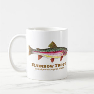 Rainbow Trout Latin Coffee Mug
