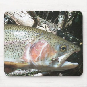 Rainbow trout mouse mat