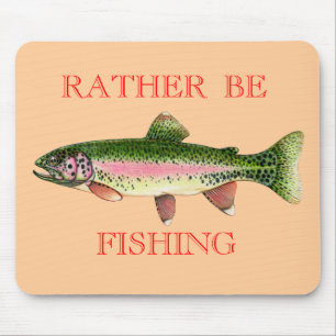 RAINBOW TROUT MOUSE MAT